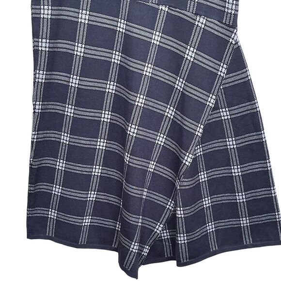 Free Assembly Sweater Dress Women Size XXL Blue Mock Neck Asymmetric‎ Sleeveless - Picture 3 of 6